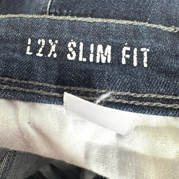 DU/ER Jeans Mens Size 32x31 L2X Slim Fit Denim Dark Wash Stretch - Picture 5 of 5